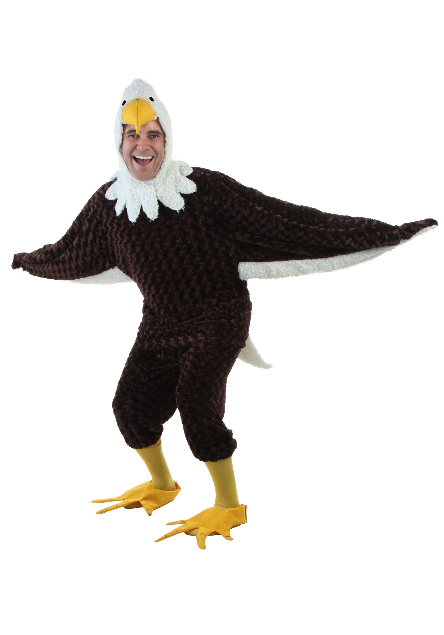 TreeAndVine Bald Eagle Costume Set / Mask and Flappable Wings / Kids Eagle Costume / Adult Eagle Costume / Fly Like A Bird! / Bald Eagle Costume