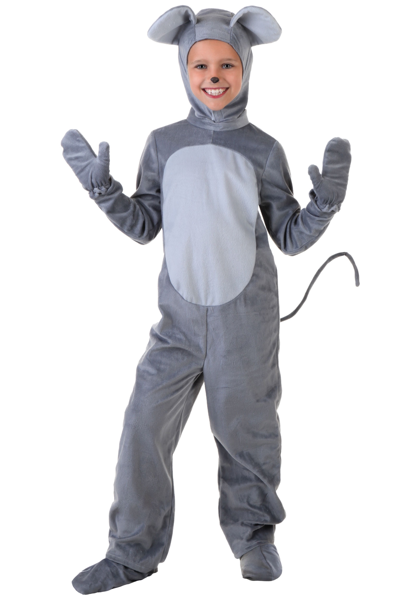 Photos - Fancy Dress FUN Costumes Mouse Costume for Kids Gray FUN1172CH