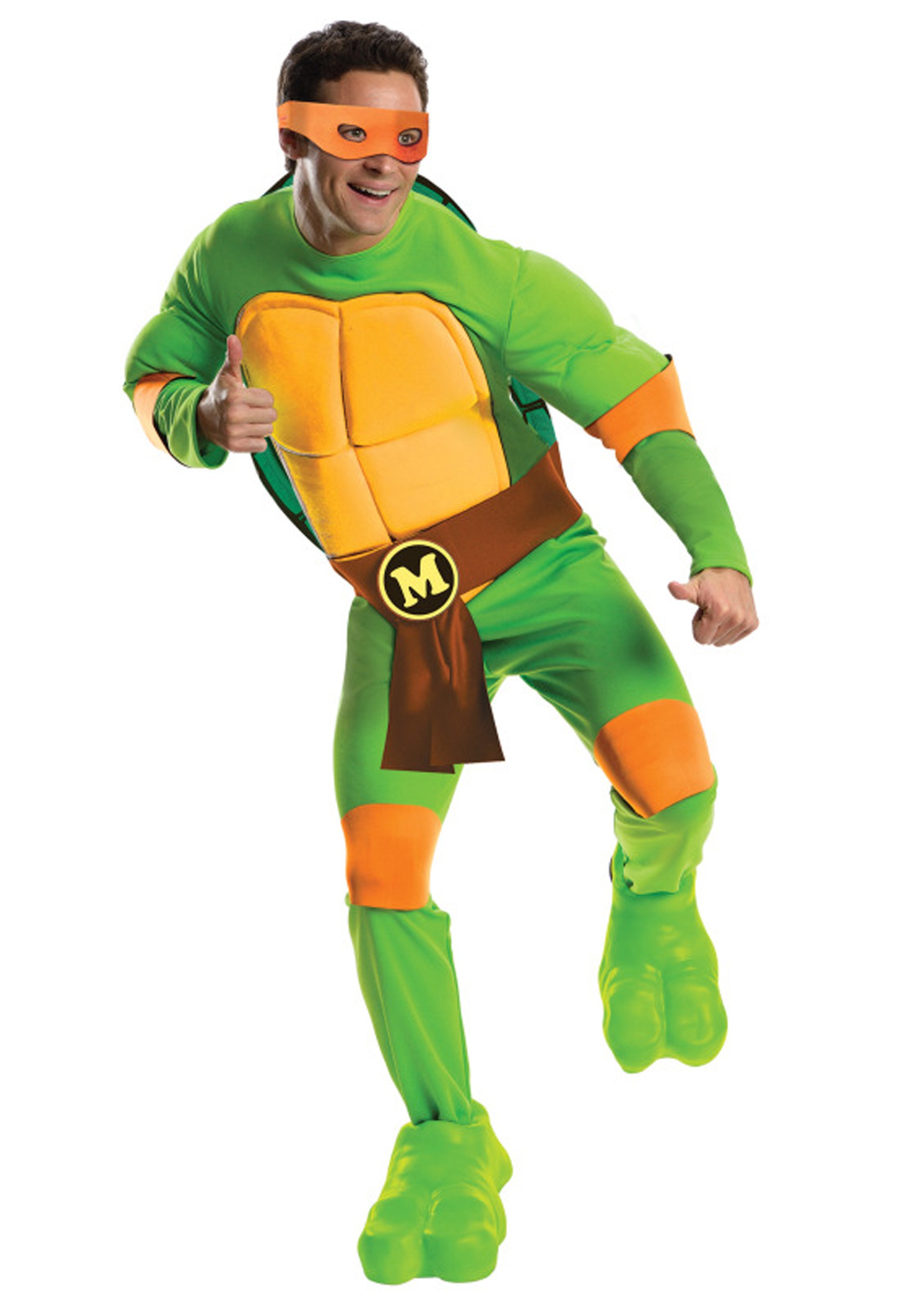 Deluxe TMNT Michelangelo Costume for Men