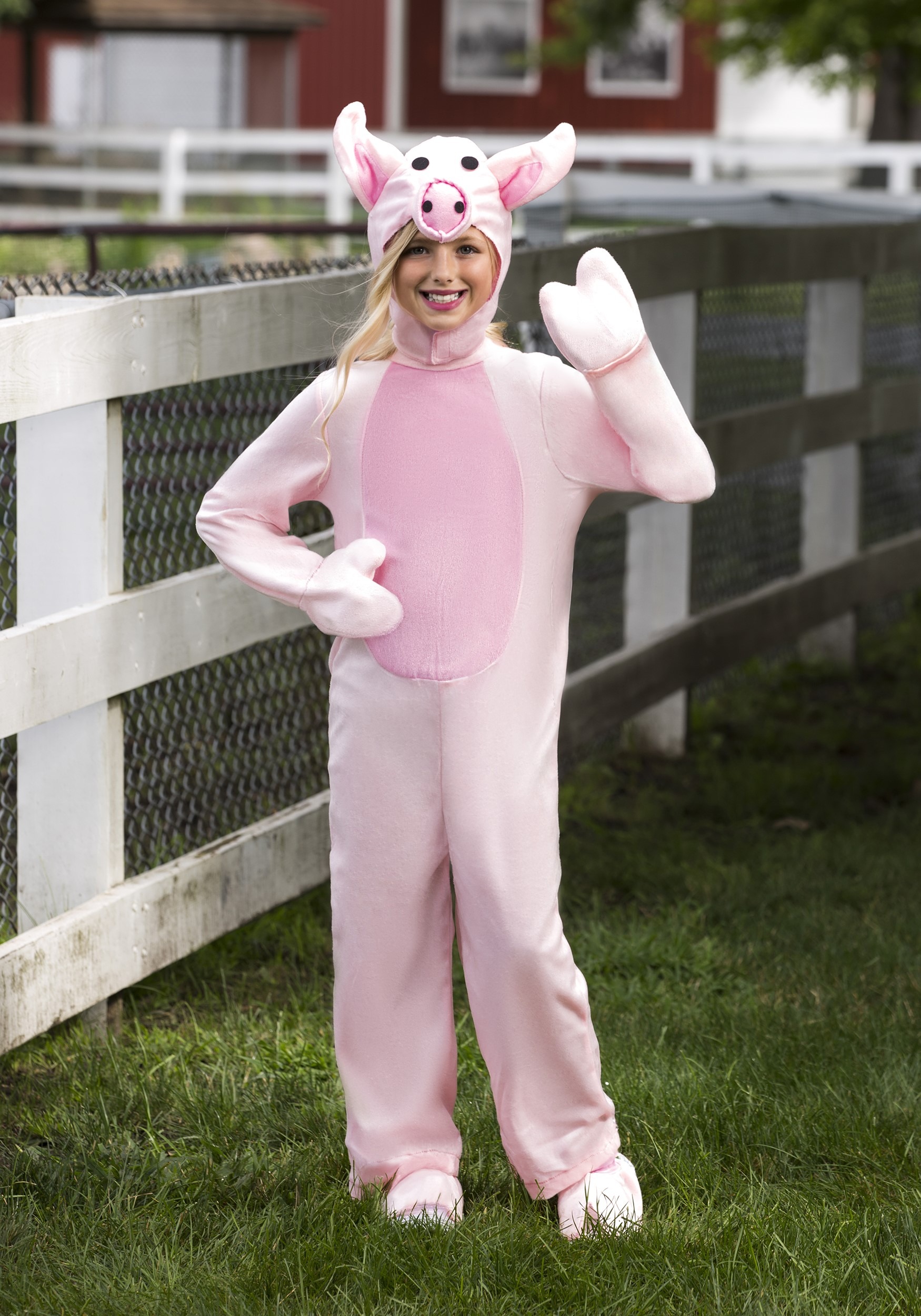 Piggy Wiggy Pink Pig Farm Animal Infant Child Costume 