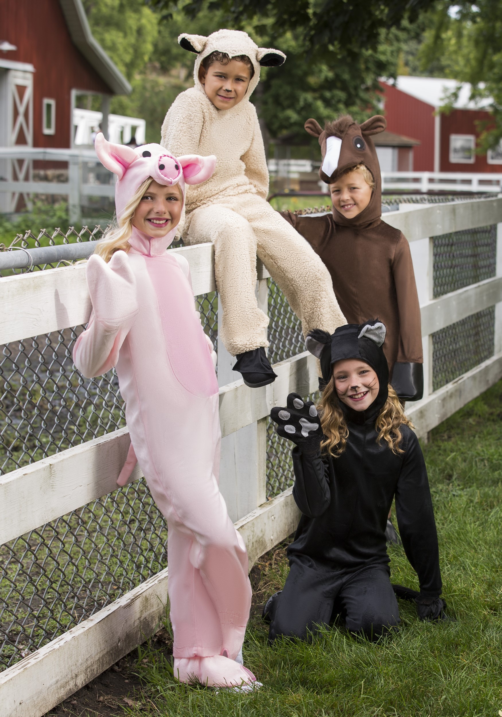 Pink Pig Costume For Kids , Farm Animal Halloween Costume , Exclusive