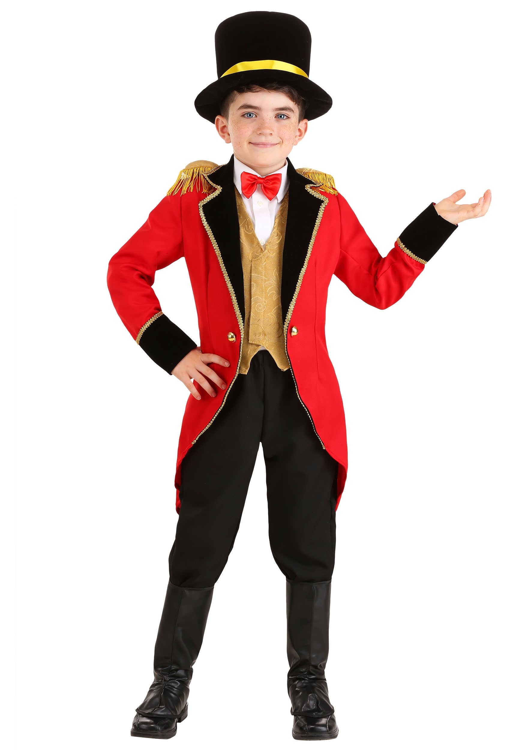 Photos - Fancy Dress FUN Costumes Ringmaster Costume for Boys | Circus Costumes for Kids Black&