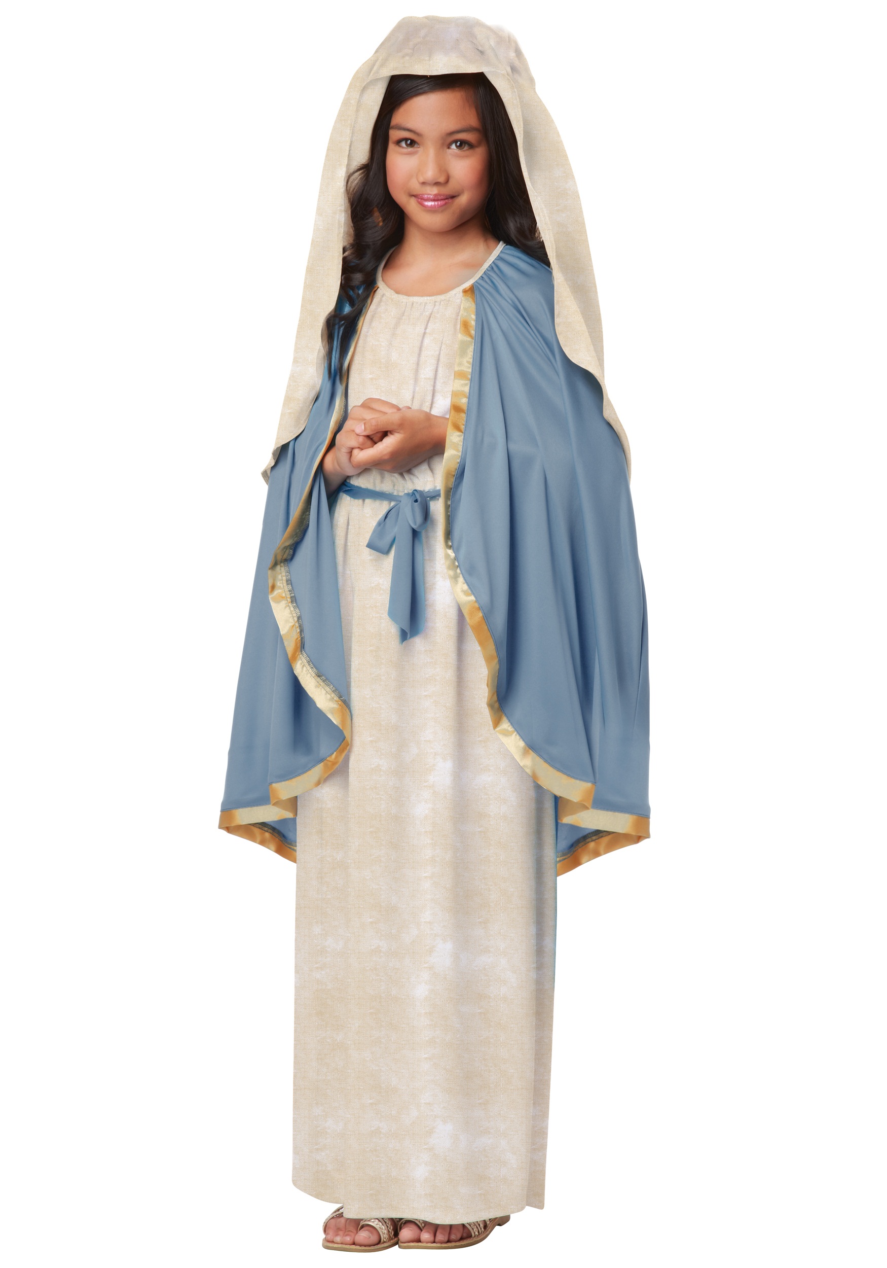 Photos - Fancy Dress California Costume Collection Virgin Mary Costume for Girls Blue/White 