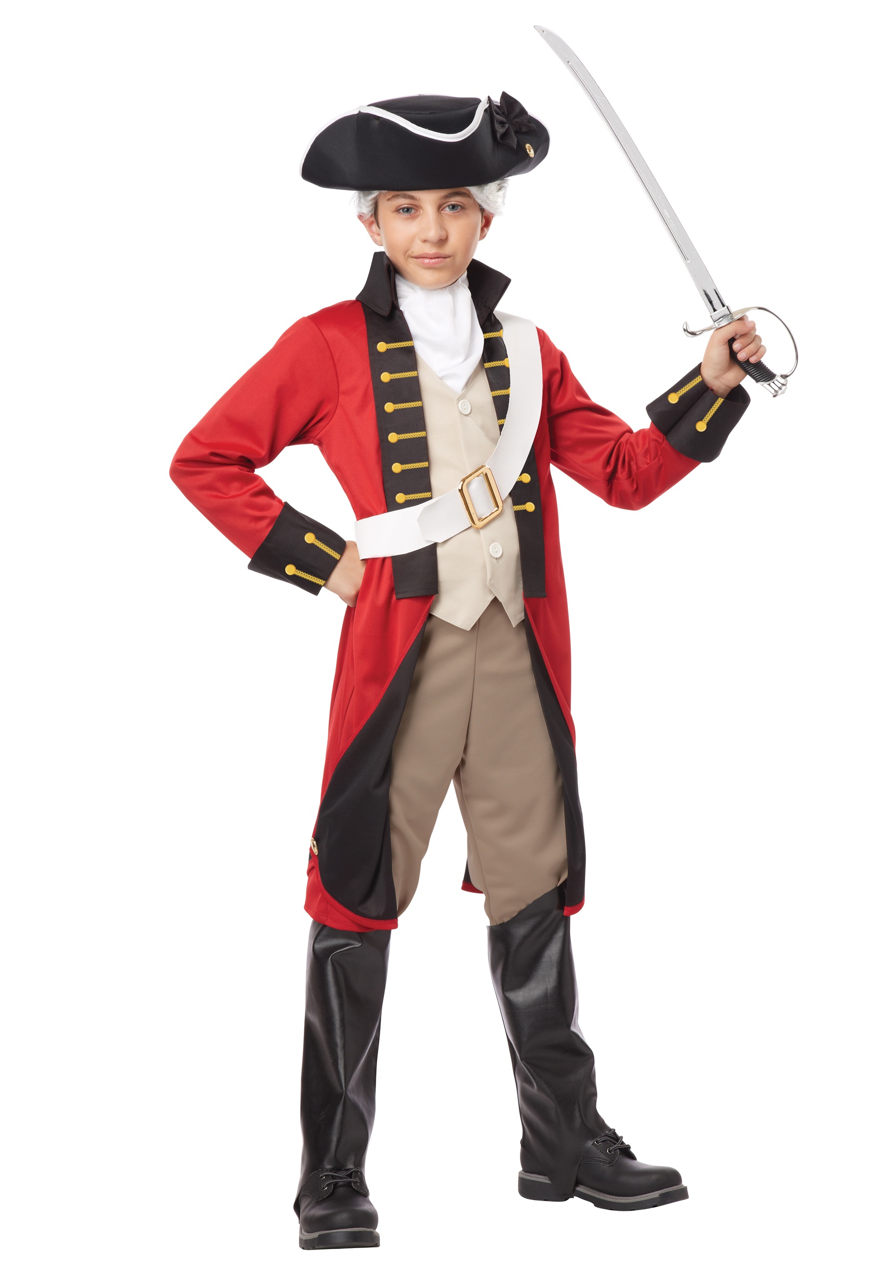 British Redcoat Costume for Boys