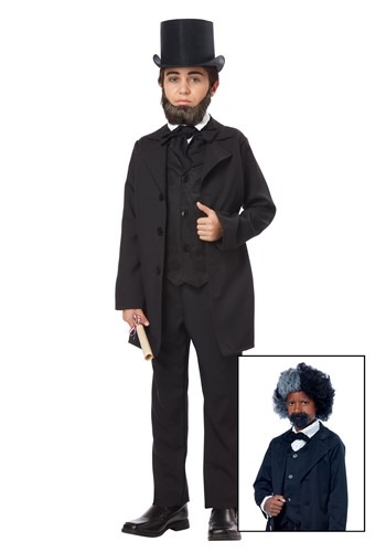 Abraham Lincoln/ Frederick Doulgass Costume For Boys Update 