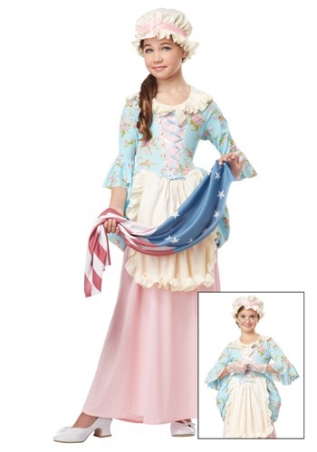 Colonial Lady Girls Costume Update Main
