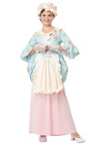 Girls Colonial Lady Costume Alt 1