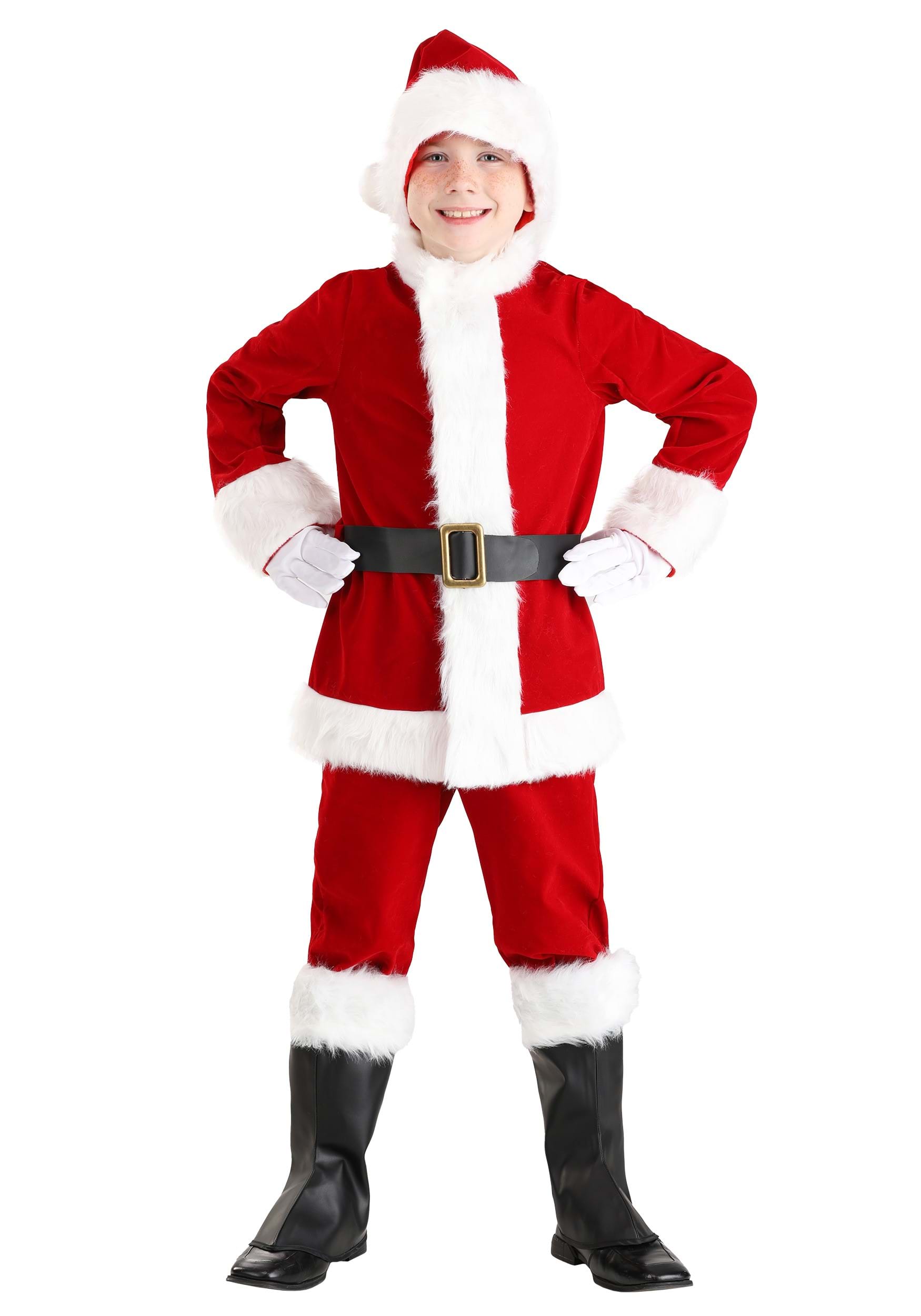 Deluxe Santa Costume for Boys