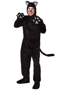Plus Size Black Cat Costume For Adults