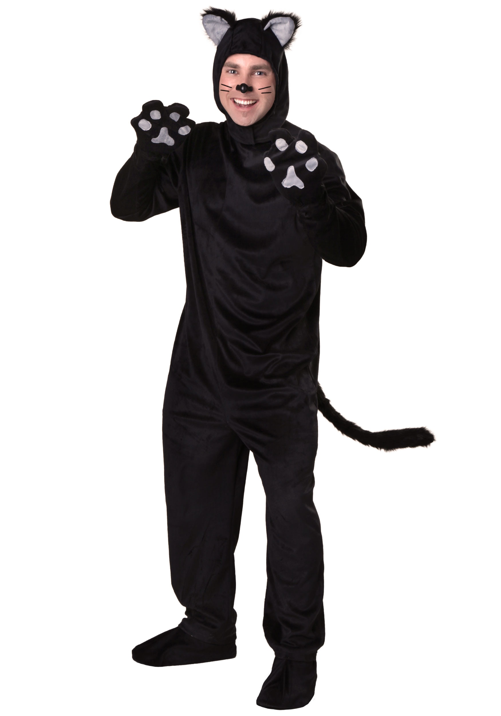 Photos - Fancy Dress FUN Costumes Black Cat Adult Costume | Cat Costumes Black/Gray FUN1607