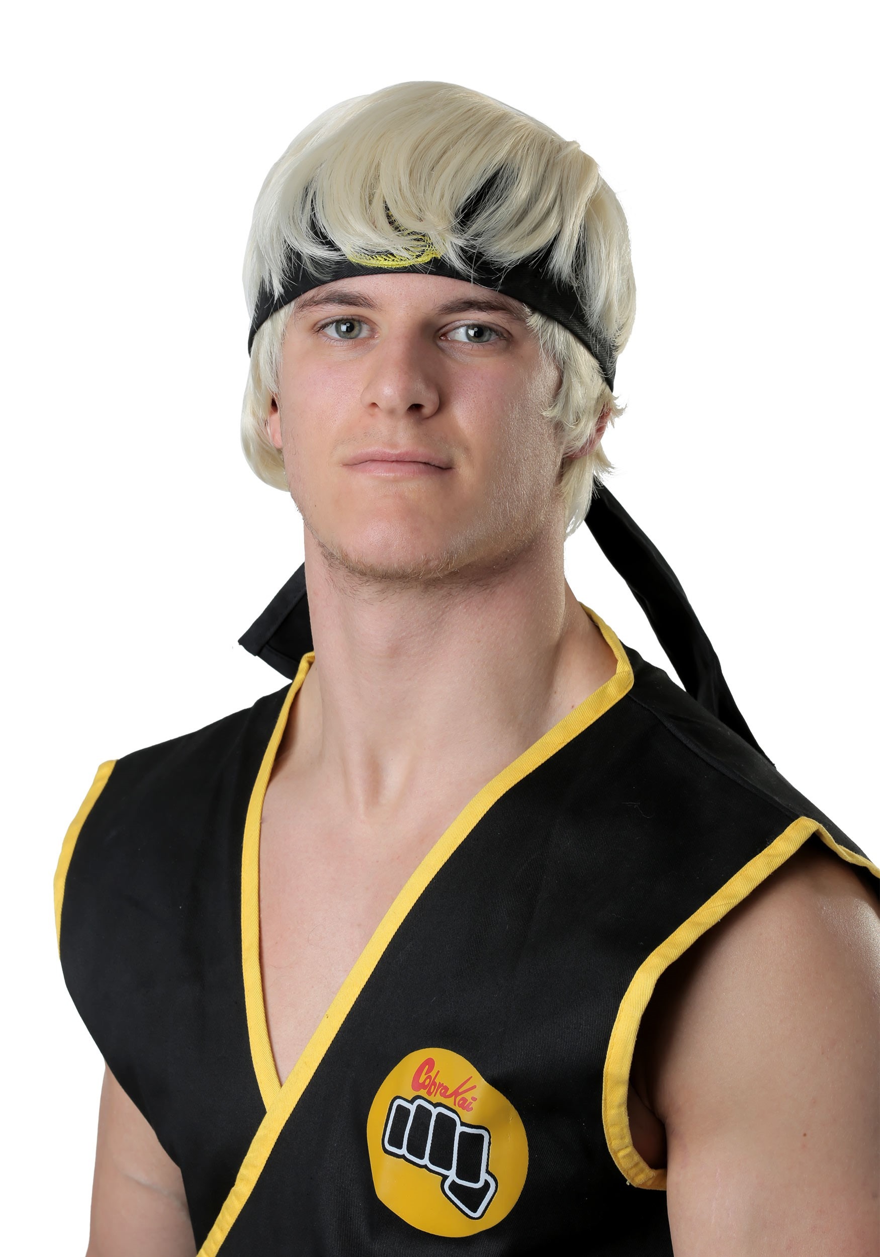 Mens Johnny Wig from the Karate Kid