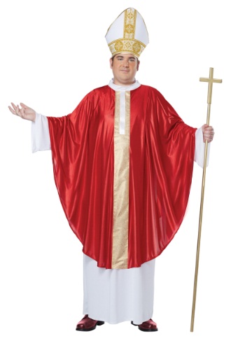 Plus Size Pope Costume For Adults