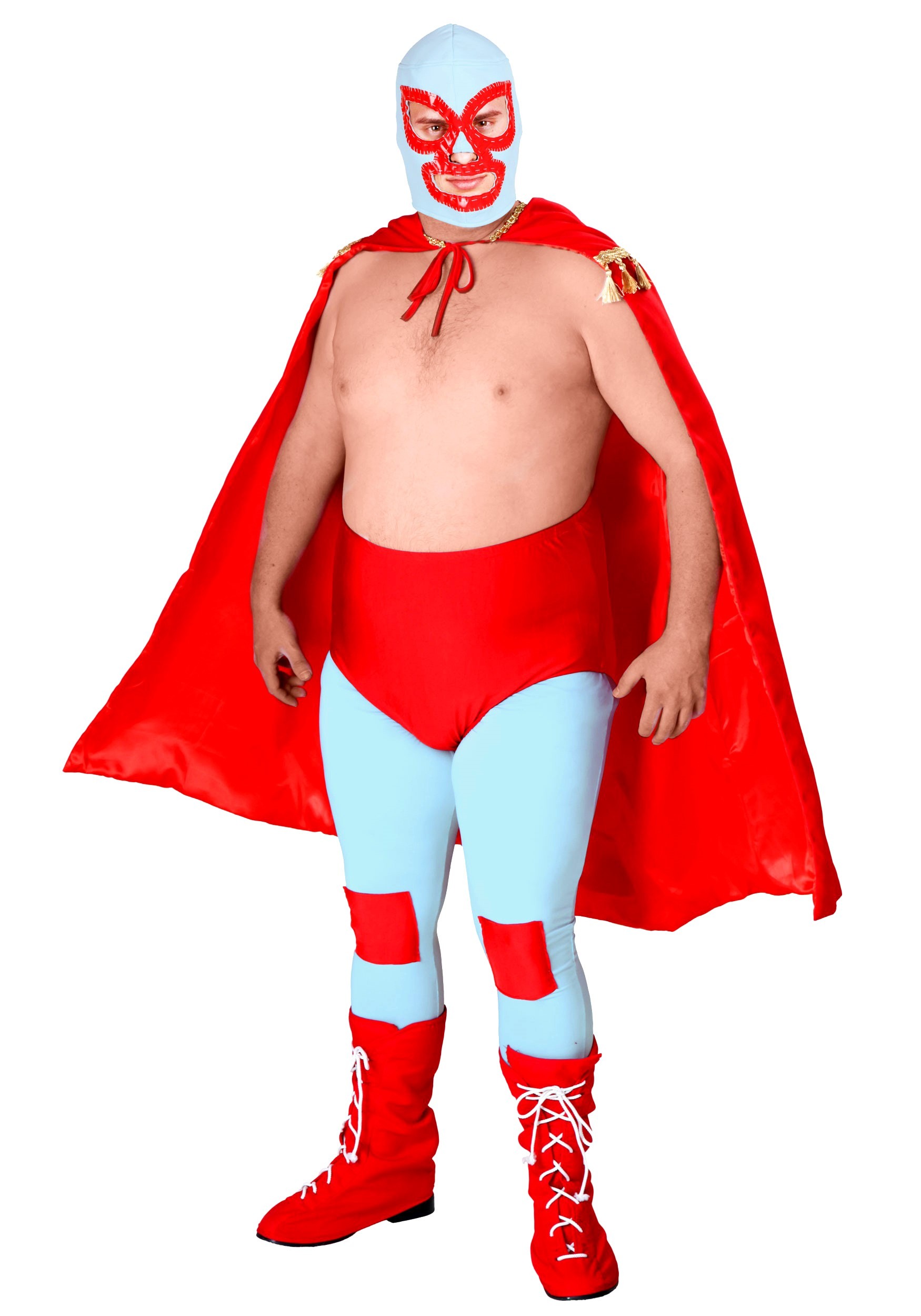 Photos - Fancy Dress FUN Costumes Nacho Libre Costume for Adult's | Wrestling Halloween Costume