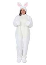 Plus Size White Bunny Costume Adult UPD 1