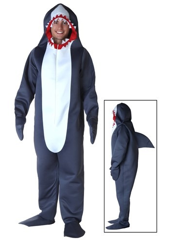 Adult Plus Size Toothy Shark Costume