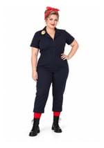 Plus Size Hardworking Lady Costume Main 2