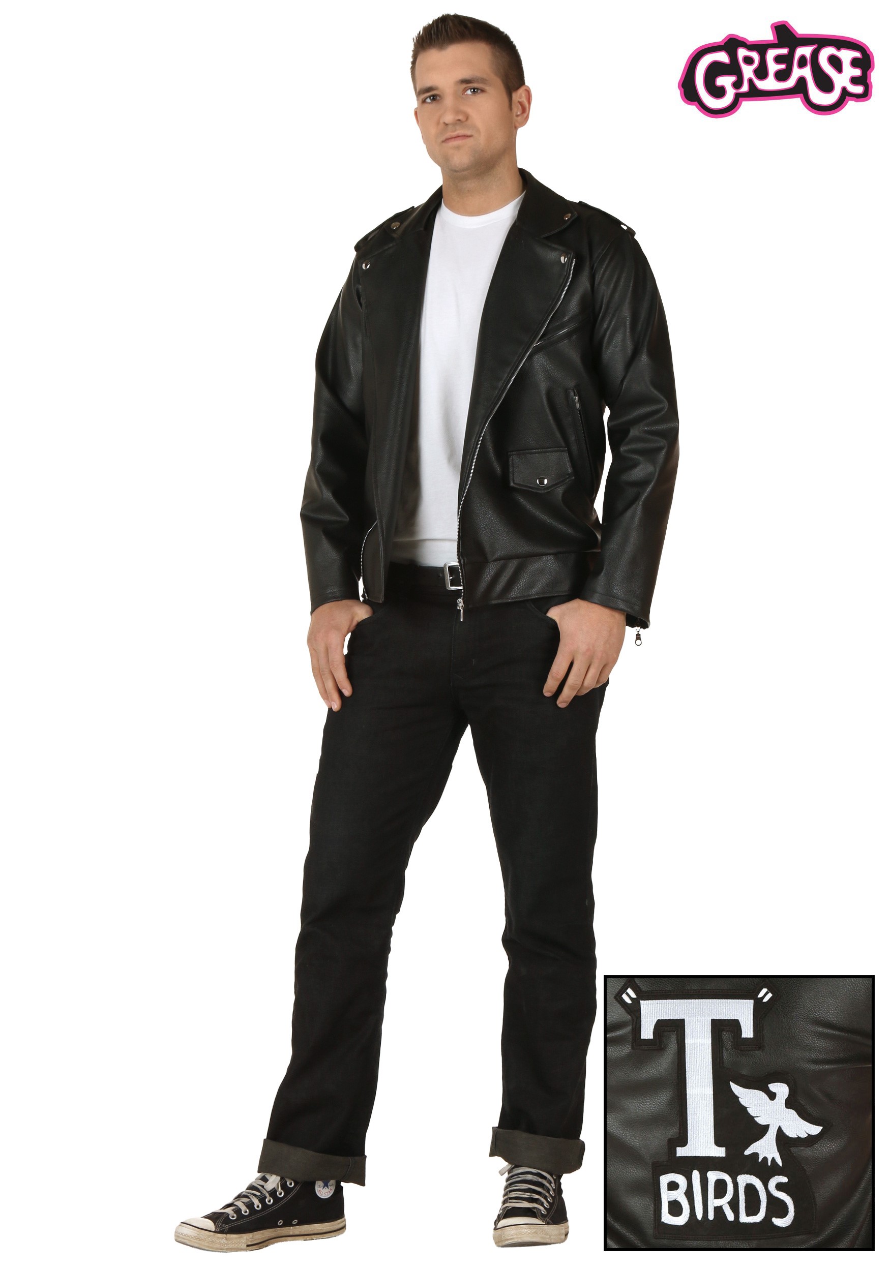 Plus Size Grease Authentic T-Birds Jacket Costume | Exclusive