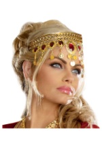 Women's Dripping Rubies Headpiece