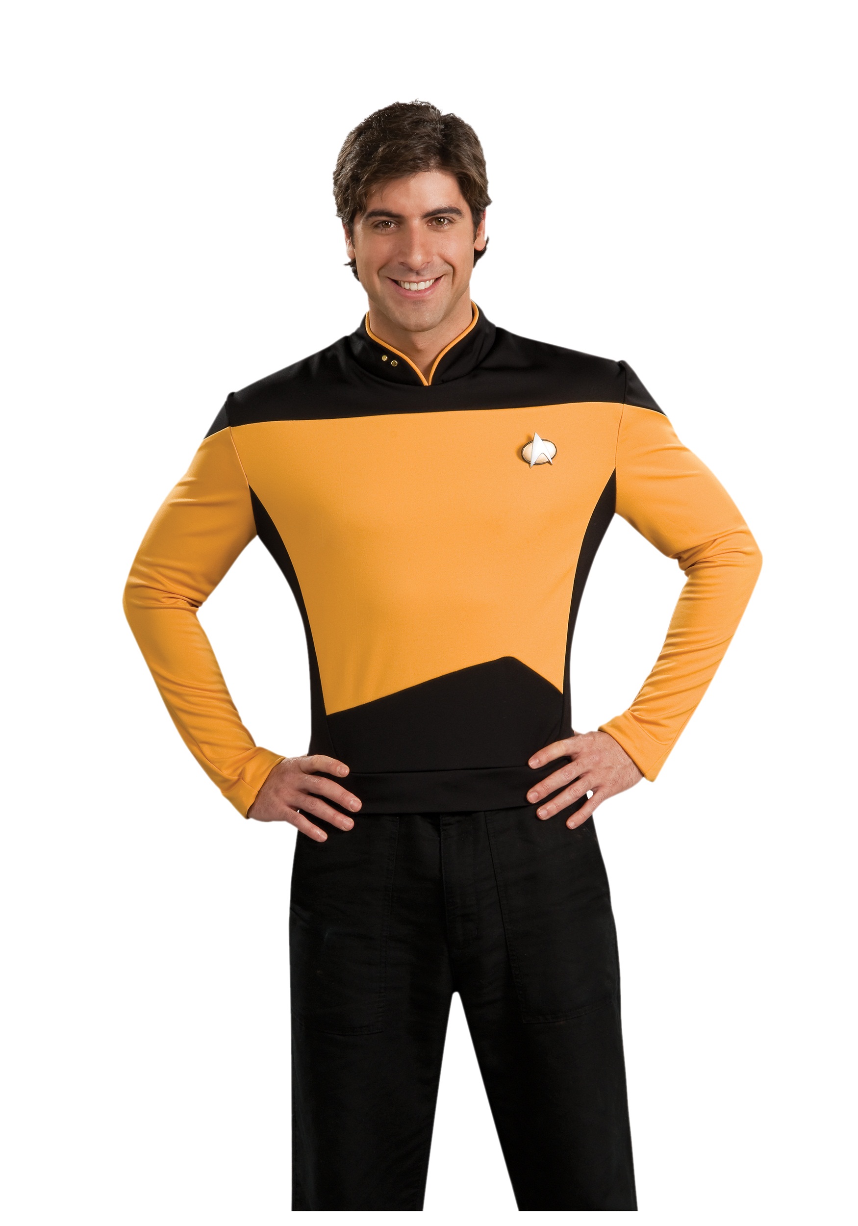 GOLD/Engineering X-SMALL Star Trek:Next Gen Women's  Deluxe Jumpsuit Uniform 