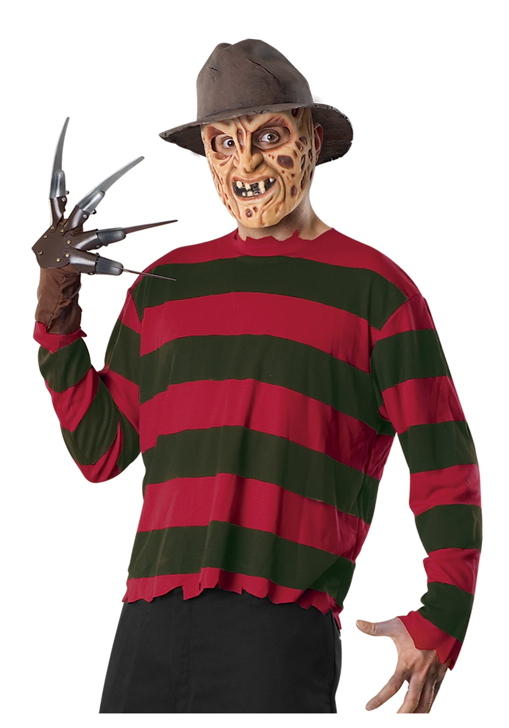 Halloween Costume Full Head Mask Freddy Krueger Nightmare On Elm Street.