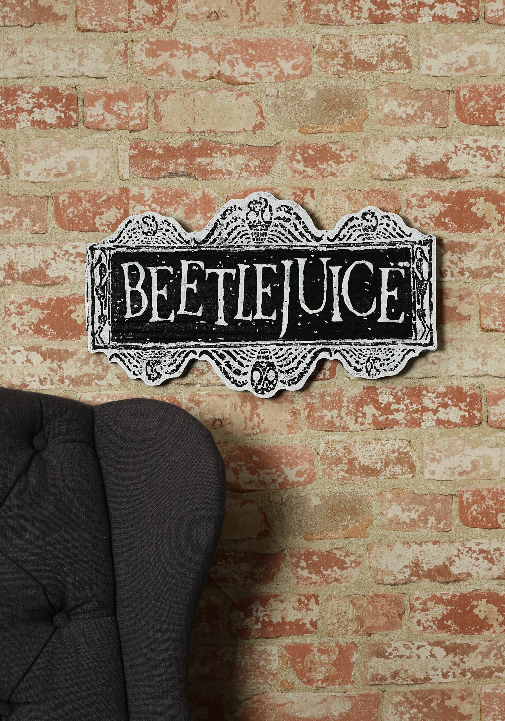 Beetlejuice Decorative Sign