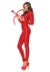 Red Spandex Catsuit Costume alt 1