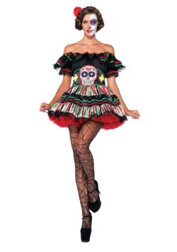Day of the Dead Doll Costume For Adult's
