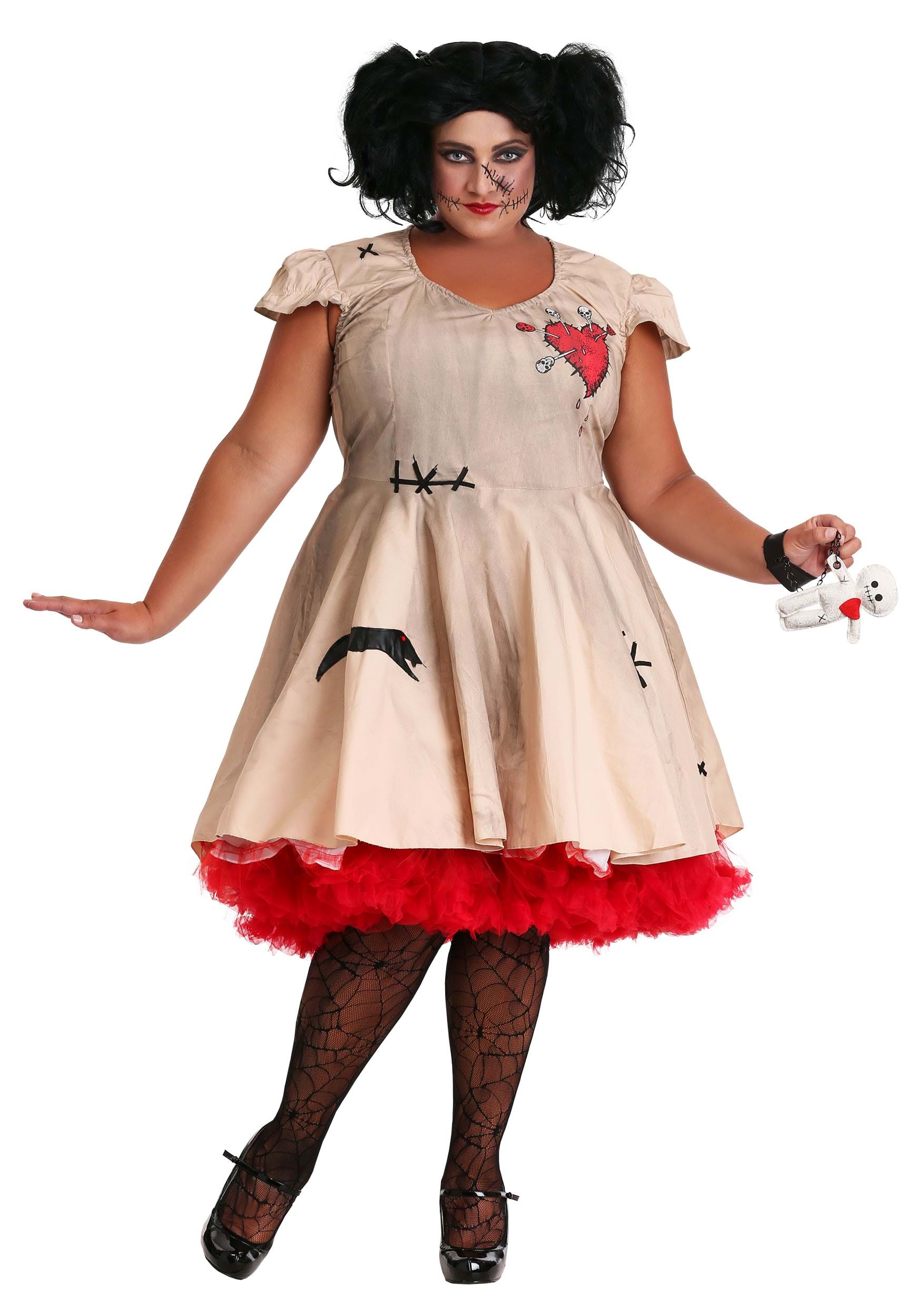 Voodoo Doll Plus Size Costume for Women