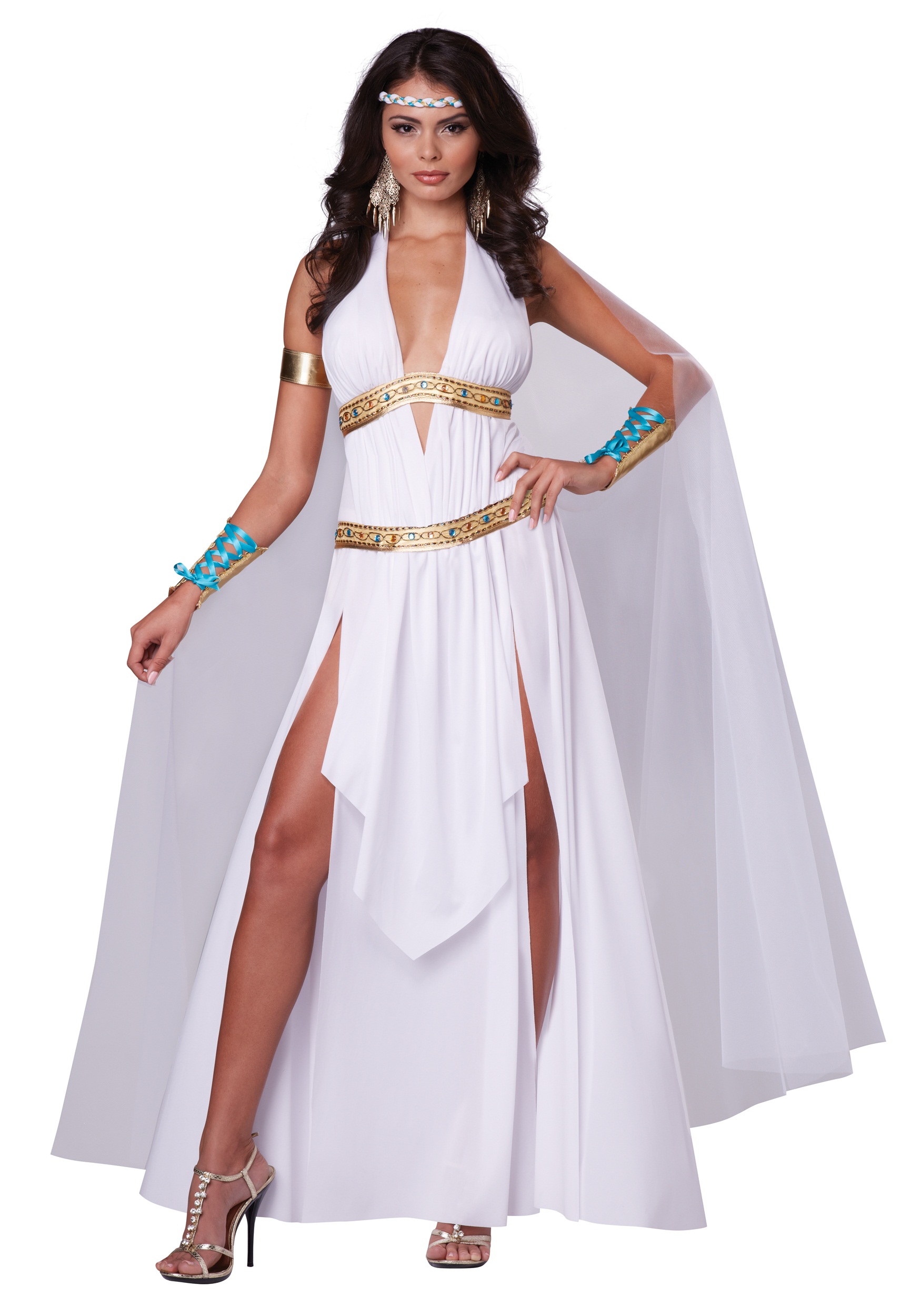 Photos - Fancy Dress California Costume Collection Women's Glorious Goddess Costume White CA013 