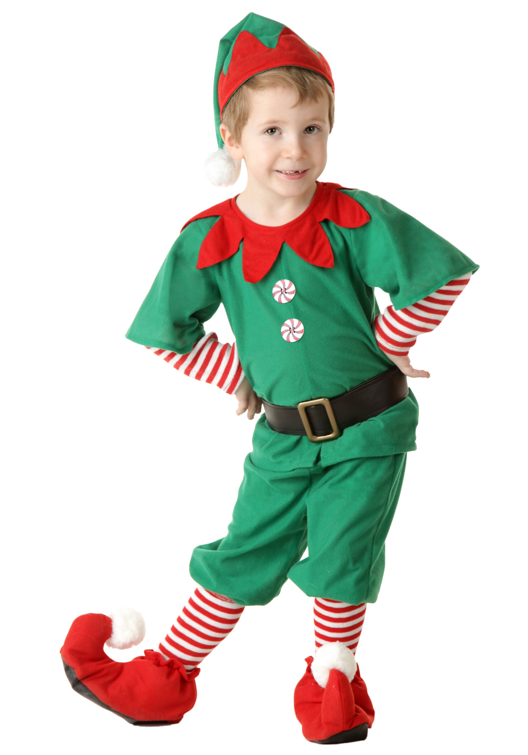 Photos - Fancy Dress Toddler FUN Costumes  Elf Costume Green/Red FUN2173TD 