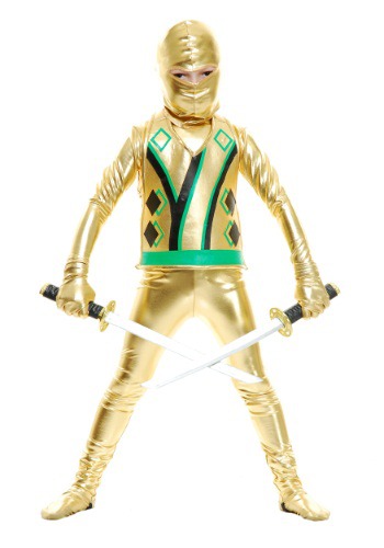 Child Gold Ninja Avengers Series III Costume