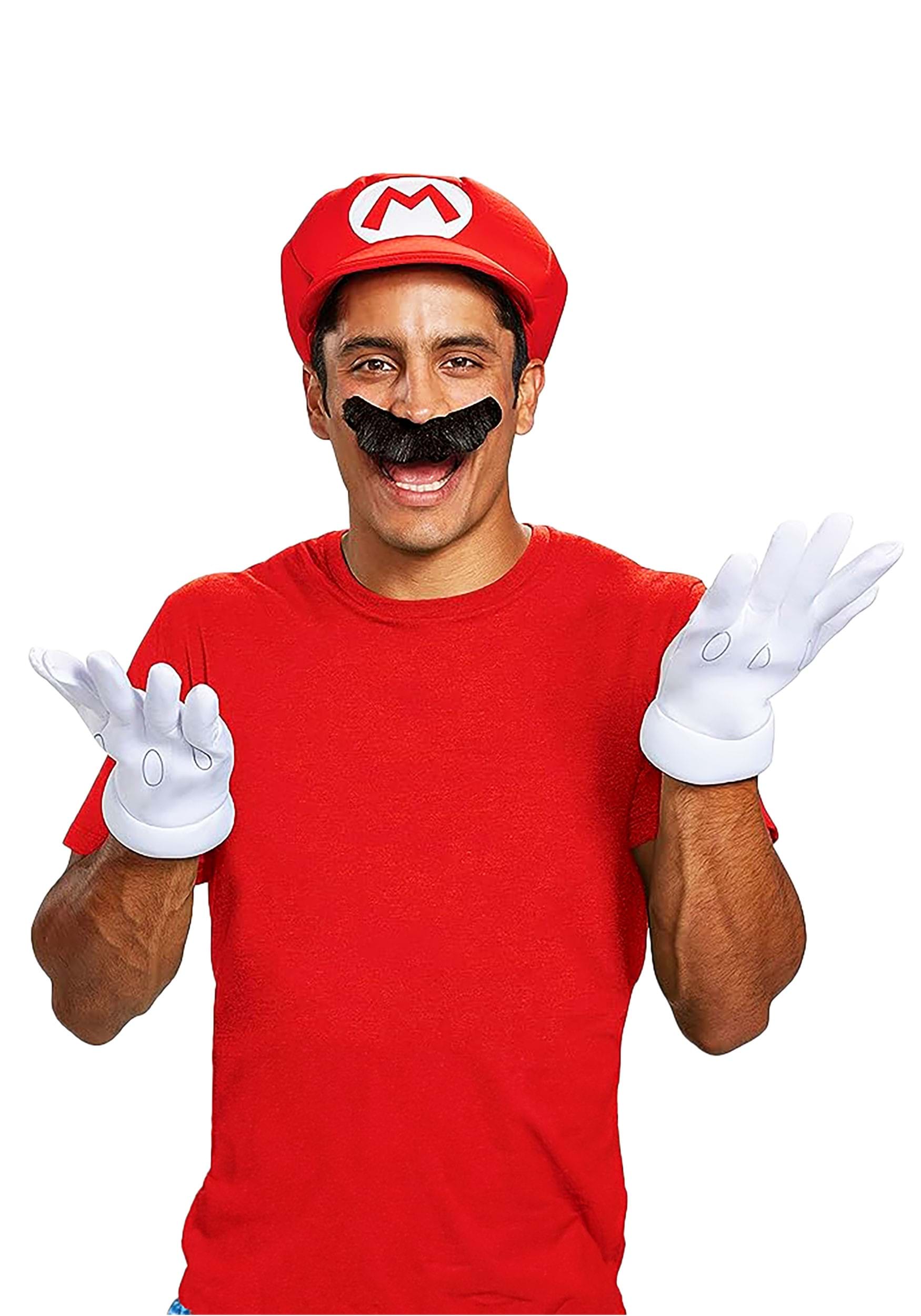 Mario Costume Accessory Kit for Adults