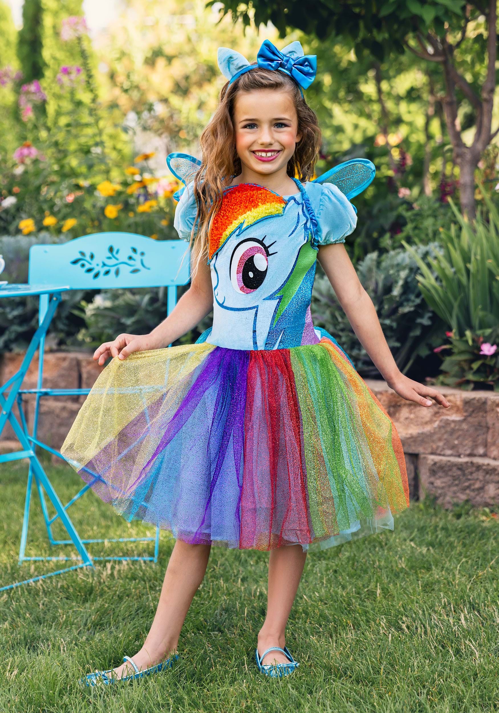 mlp rainbow dash dress