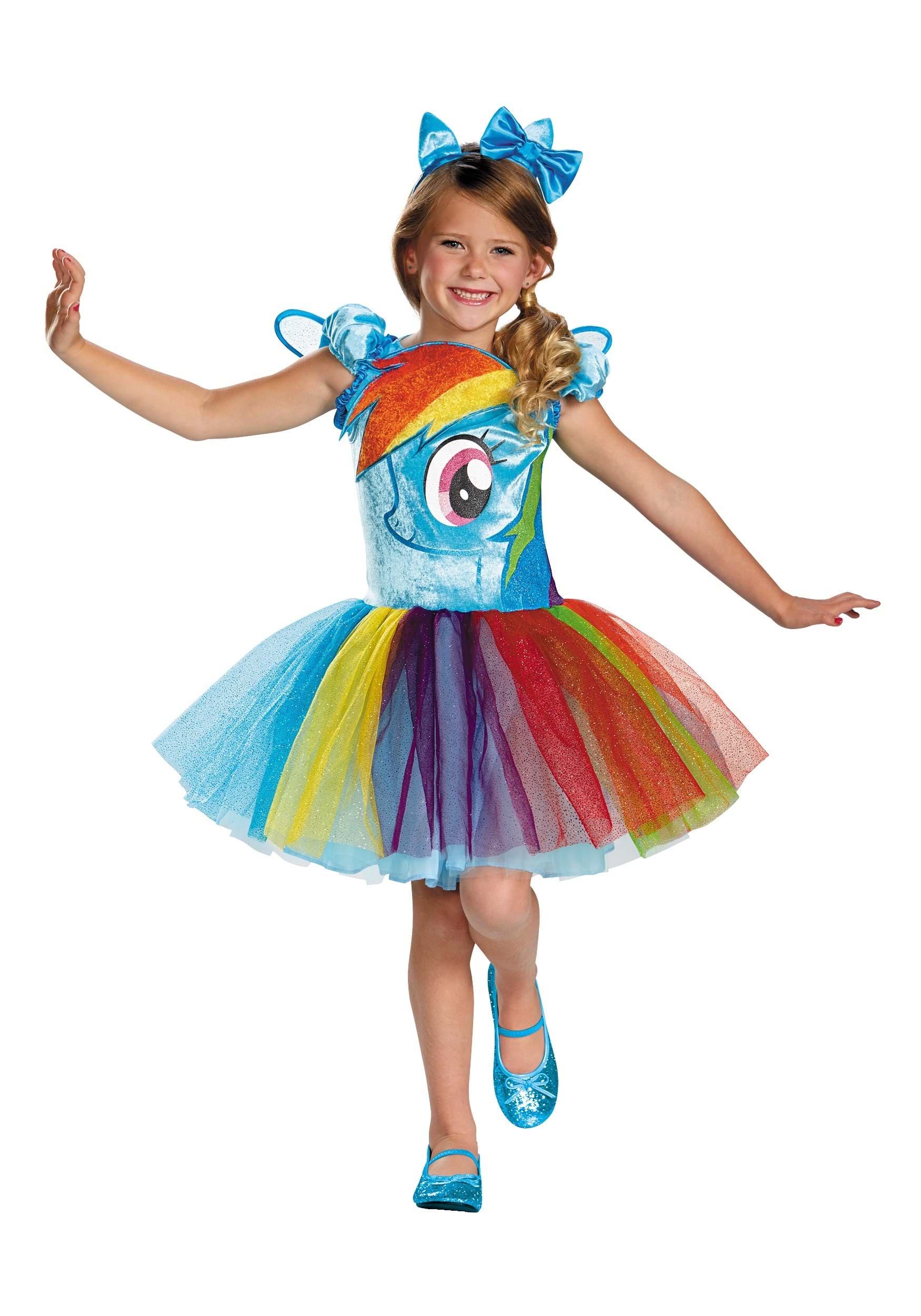 Prestige Rainbow Dash Toddler Girls Tutu Dress