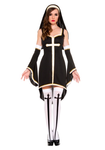 Womens Sinfully Hot Nun Costume