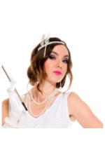 Silver Flapper Headpiece