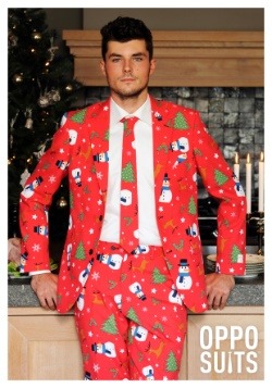 Men's Red Christmas Suit