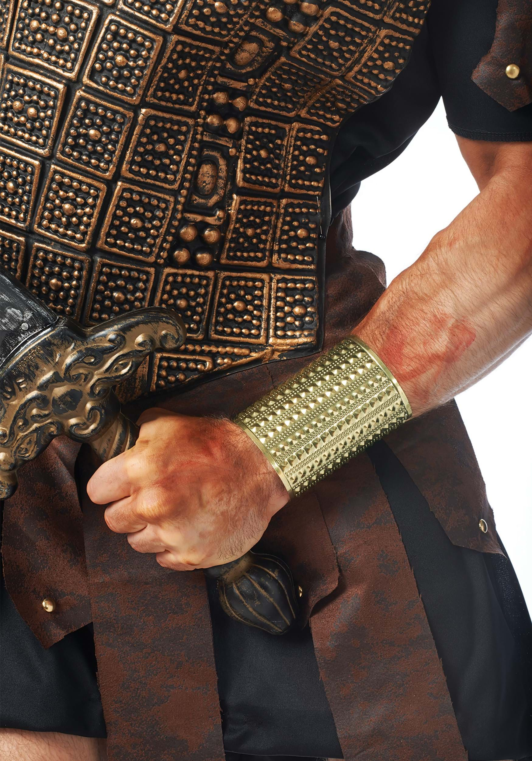 Gold Gladiator Cuff | Roman Costume Accessories