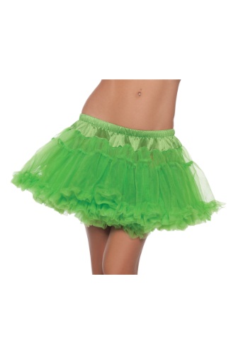12" Green Two-Layer Petticoat