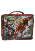 Red Avengers Assemble Tin Lunch Box