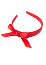 Girls Snow White Red Bow Headband