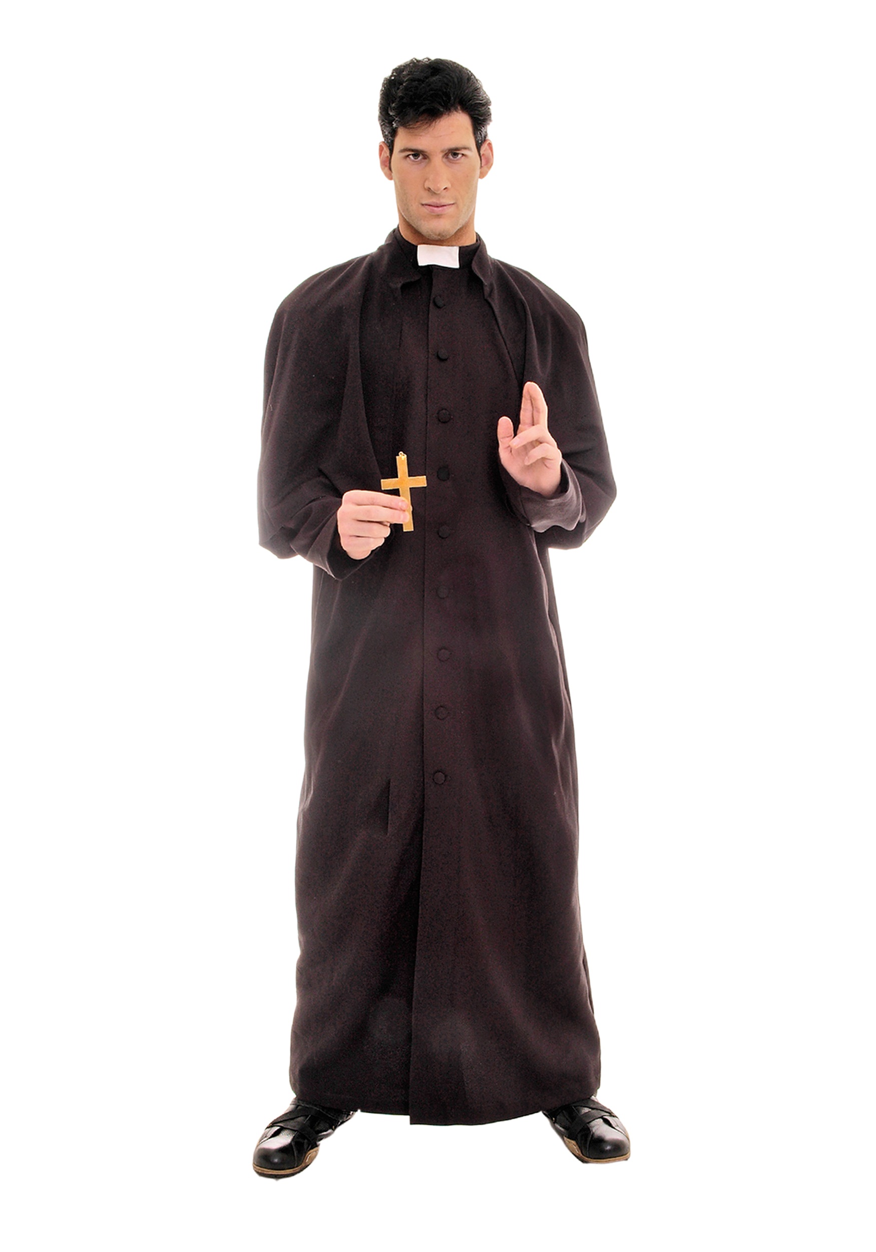 Deluxe Mens Priest Costume