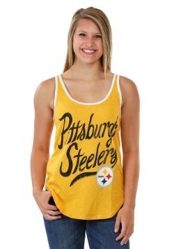 Womens Roster Ringer Pittsburgh Steelers Tank