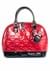 Mickey and Minnie Red and Black Patent Embossed Ba Alt 6