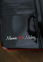 Mickey & Minnie Red & Black Patent Embossed Wallet Alt 1