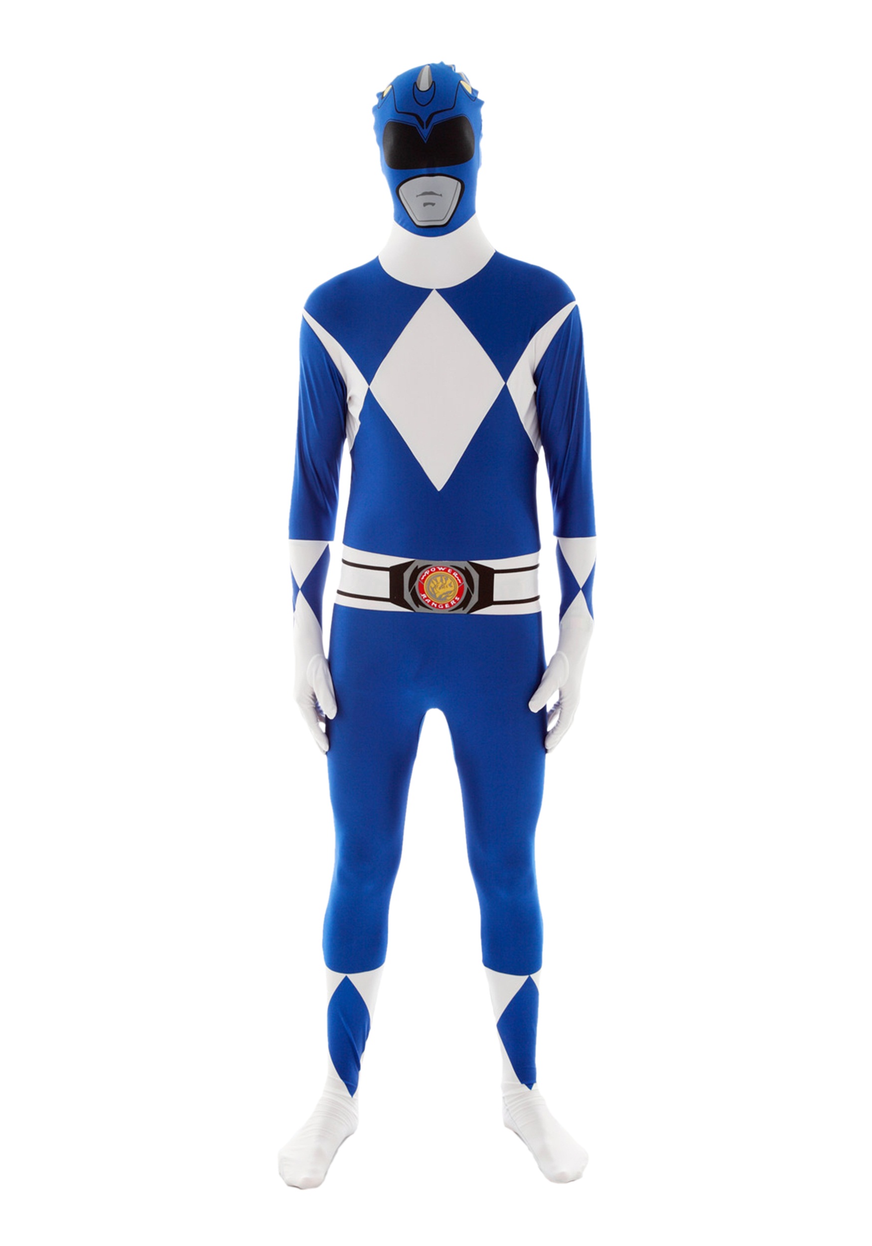 Photos - Fancy Dress Power Morphsuits  Rangers: Blue Ranger Morphsuit Costume Blue/White MPM 