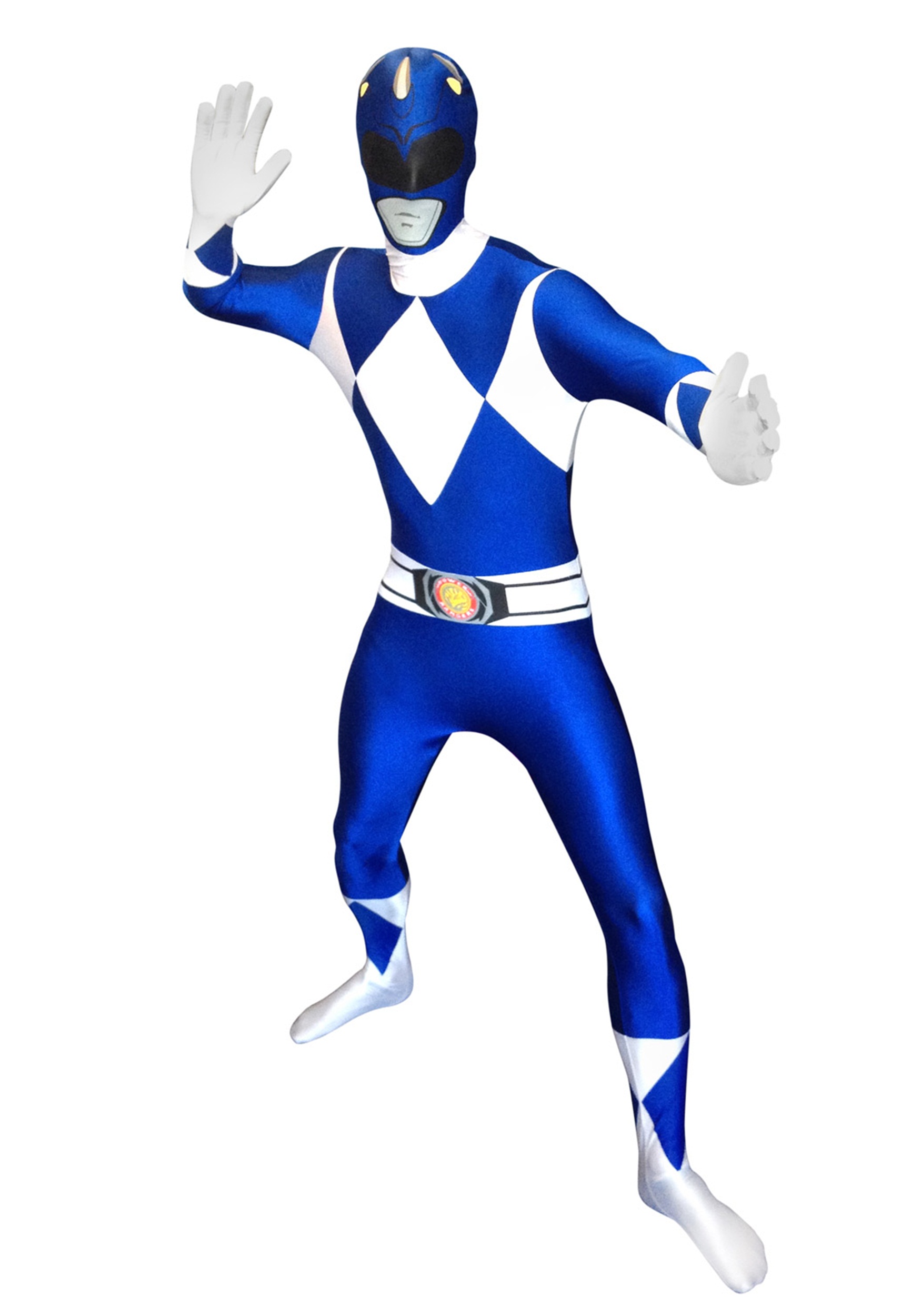 BRAND NEW GENUINE  Blue Power Ranger Morph-suit Deluxe  SIZE LARGE 887513031307 