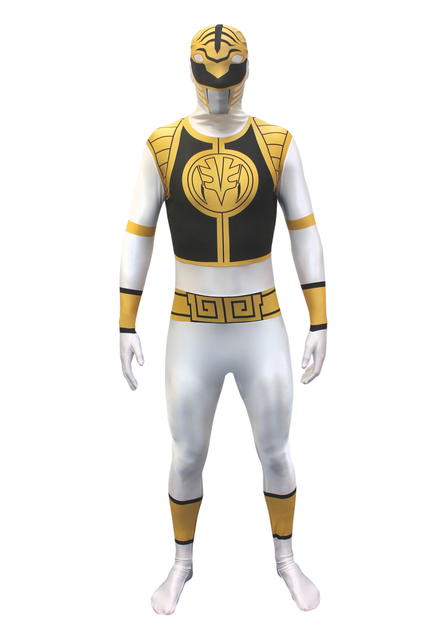 Photos - Fancy Dress Power Morphsuits  Rangers: White Ranger Morphsuit Costume Black/Purple& 