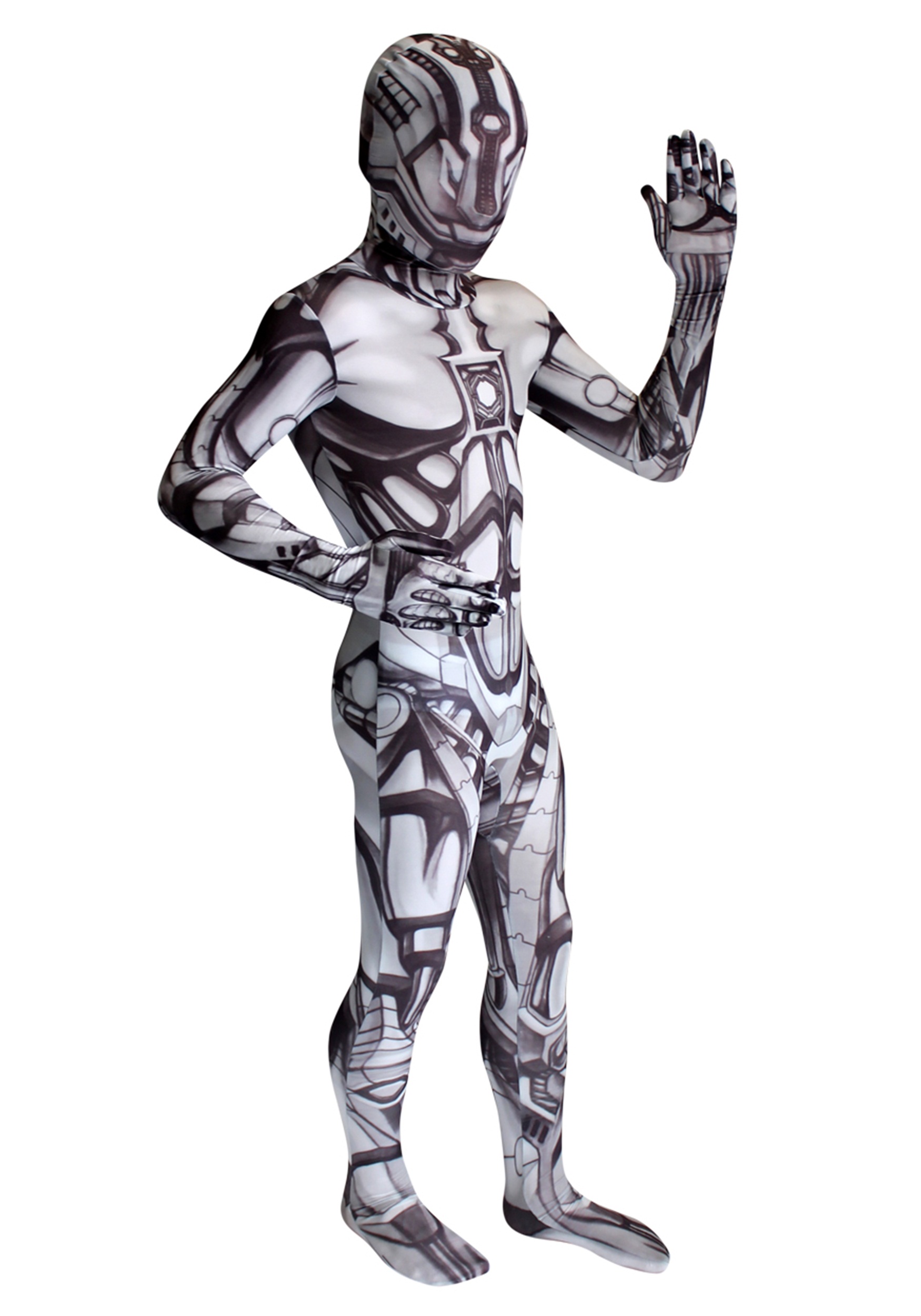 Photos - Fancy Dress Morphsuits The Android Morphsuit Kid's Costume Gray MPKLMOAM