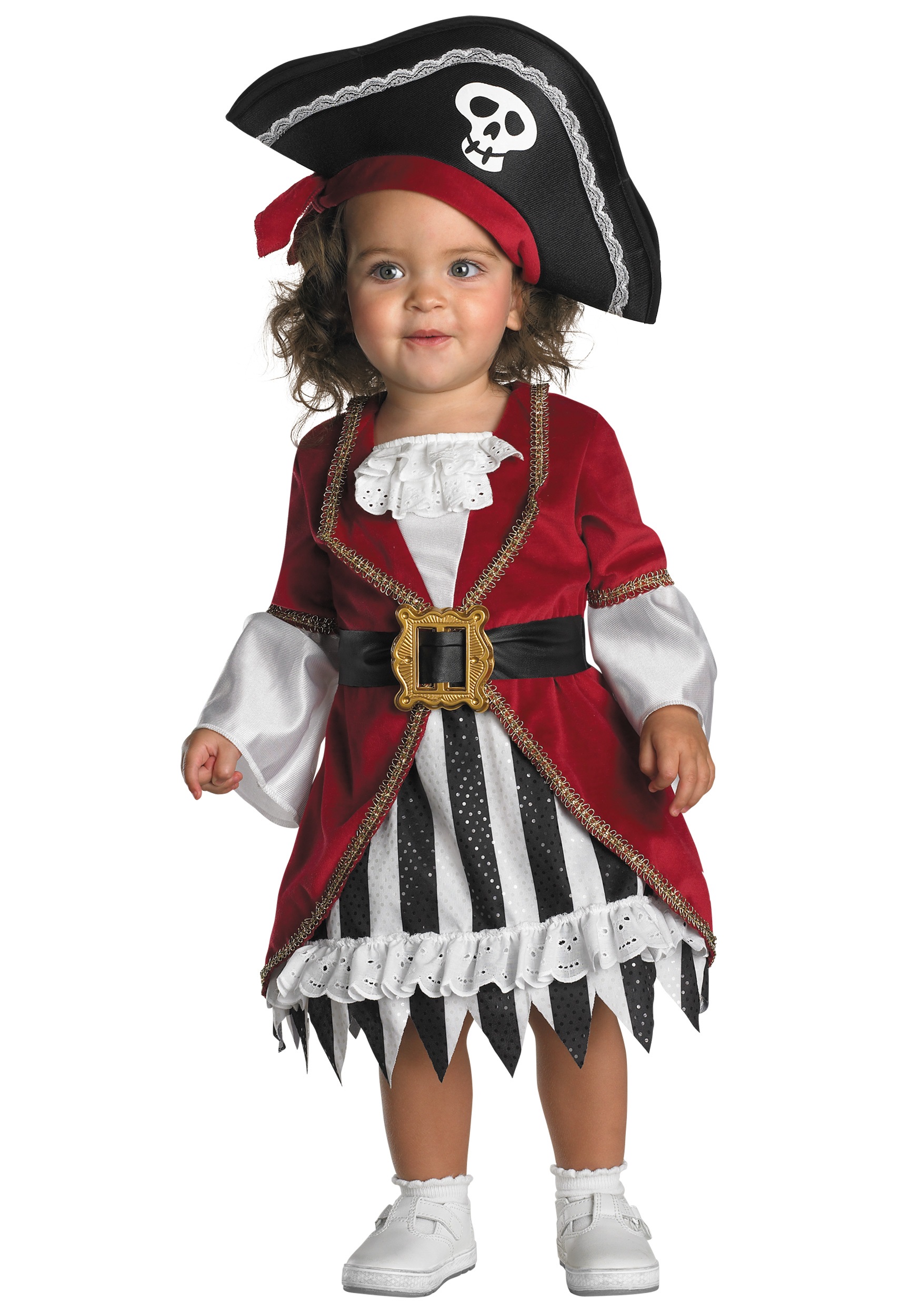 Photos - Fancy Dress Toddler Disguise Pirate Queen  Costume Red DI1764 